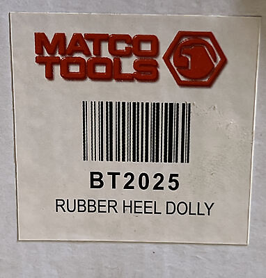 #ad NOS Matco Tools BT2025 Auto Body amp; Fender Rubber Heel Dolly Shop Hammer Tool