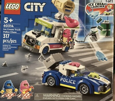 #ad #ad LEGO CITY Ice Cream Truck Police Chase 60314 New Sealed