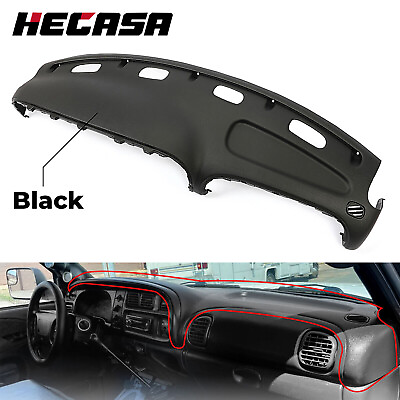 #ad #ad HECASA Black For Dodge Ram 1500 Replacement Dash Dashboard 1998 1999 2000 2001