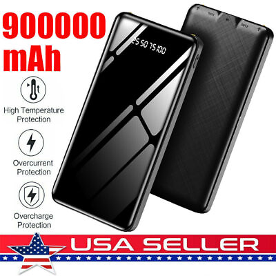 #ad 900000mAh External Portable Power Bank Backup Battery Charger for Cell Phone