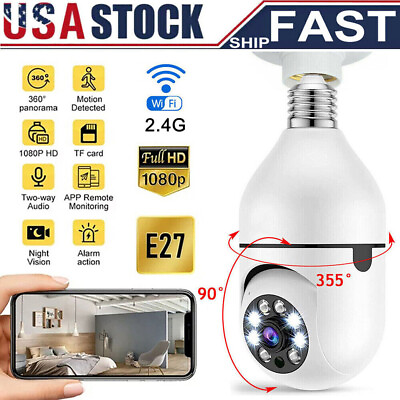 #ad Wireless Security Camera System Outdoor Home 2.4G Wifi Night Vision Cam 1080P HD