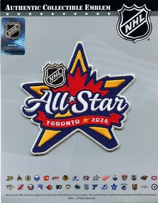 #ad 2024 NHL ALL STAR GAME PATCH TORONTO MAPLE LEAFS JERSEY STYLE STANLEY CUP FINAL?