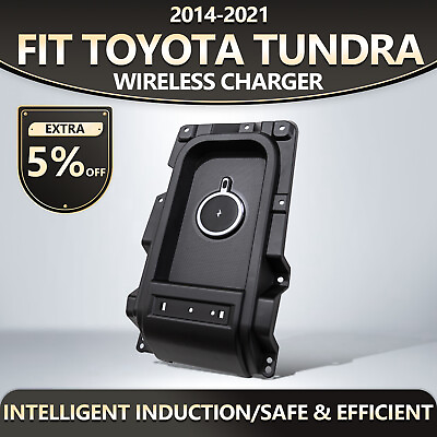 #ad For 2014 2021 Toyota Tundra Wireless Charger Magnetic Wireless Charging Tray Pad