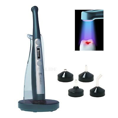 #ad US Dental LED Curing Light 4Pcs Point Lens Ortho Caries Detector