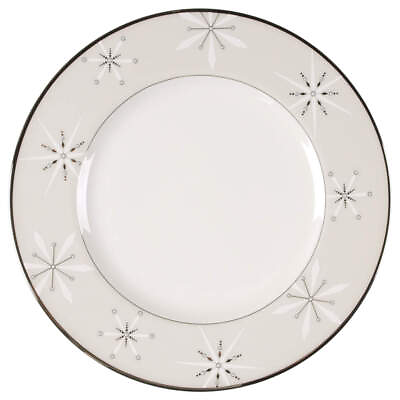 #ad Lenox Federal Platinum Christmas Accent Luncheon Plate 5790754