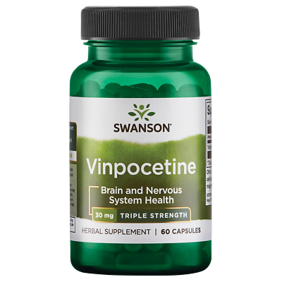 #ad Swanson Vinpocetine Triple Strength 30 mg 60 Capsules