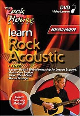 #ad John McCarthy Learn Rock Acoustic Beginner DVD By John McCarthy VERY GOOD