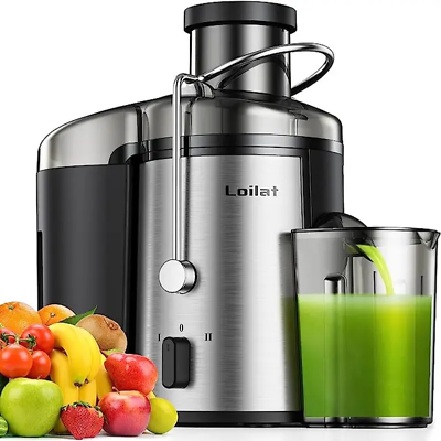 #ad Juicer Machine 500W Juicer with 3” Wide Mouth for Whole Fruits and Veg Centrif