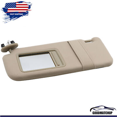 #ad Car Sun Visor For TOYOTA 2007 2011 Camry Left Driver Side with Sunroof Beige