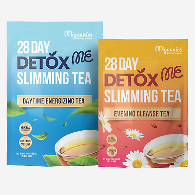 #ad Detox Tea: Daytime 28 Servings amp; Evening 14 Servings Natural Vegan Non G