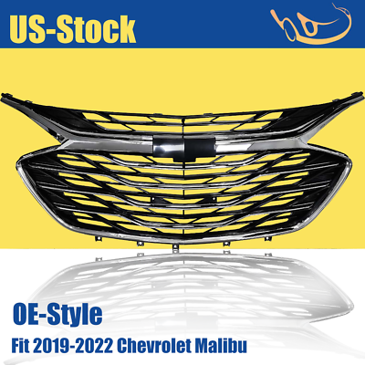 #ad 3PCS Chrome Front Grille Upper Lower Grill For Chevrolet Malibu 2019 2020 2023