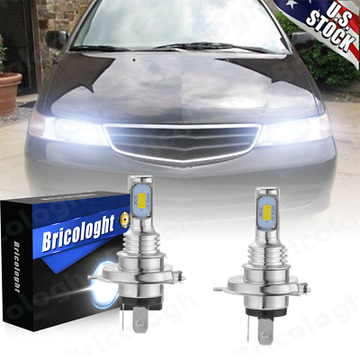 #ad #ad 2x LED FOR Honda Odyssey 1995 2004 Headlight H4 9003 6000K Bulbs High Low Beam