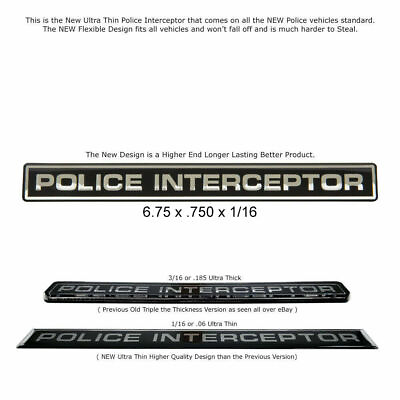 #ad #ad Fits all Interceptor Police Emblem OEM Universal Fit for Car Truck SUV