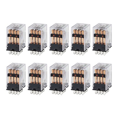#ad 10 pcs AC 36V Coil Power Relay 14 pin Replacement for Omron MY4NJ MY4N J
