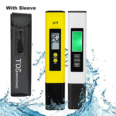 #ad TDS Meter Combo Digital Water Drinking PH EC Temp Accuracy Quality Tester Pen