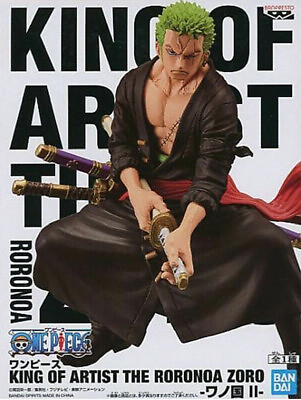#ad One Piece King Of Artist The Roronoa Zoro Wano Country 2 Anime Action Figure