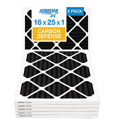 #ad 16x25x1 AC and Furnace Air Filter by Aerostar Model: 16X25X1 M07 MERV 7