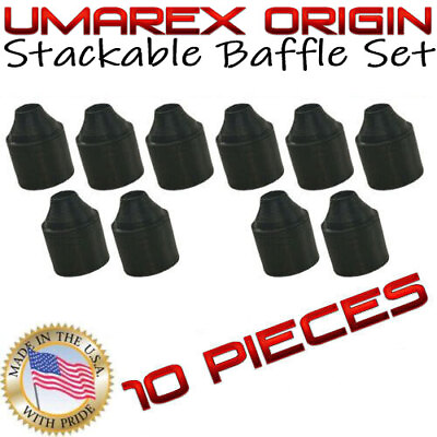 #ad 10x Baffles for Umarex Origin Avenger For .177 .22 or .25 CAL 3D printed