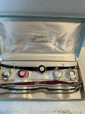 #ad timex cavatina watch bands and extra colors New Old Stock
