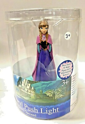 #ad Figural Push Light Night Light Tabletop NEW in Package Disney Frozen Anna
