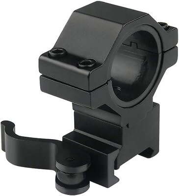 Quick Release QD Weaver Picatinny Scope Light Mount Ring 30MM 25.4MM Fits 20mm