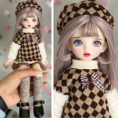 #ad 12 Inch 30cm BJD Doll 1 6 Movable Jointed Female Fashion Girls Kids B day Gift