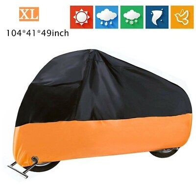 #ad #ad Motorcycle Cover Bike Waterproof Outdoor Rain Dust Sun UV Scooter Protector XL