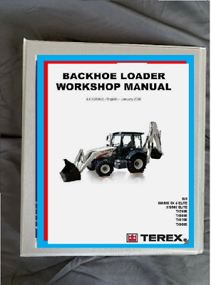 #ad 760 Backhoe Tractor Service Manual TEREX 760 820 860 970 980 SX ELITE FREE SHIP