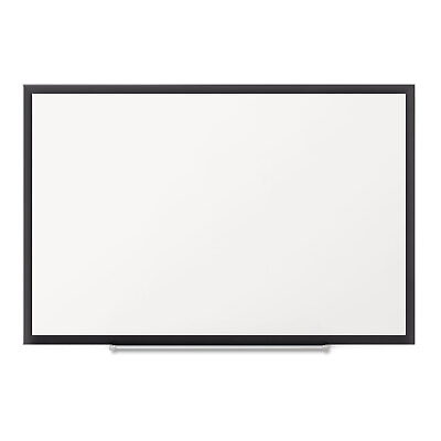 #ad Quartet Classic Series Magnetic Whiteboard 48 x 36 Black Aluminum Frame SM534B