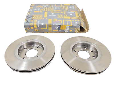 #ad 096 Orig. RENAULT 21 brake discs front axle 7701467954 BREMBO 2 pieces