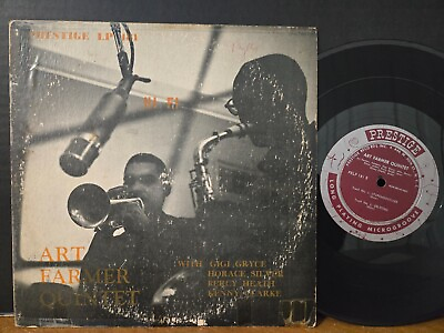#ad Art Farmer Quintet 1954 Prestige 10quot; Mono RVG Horace Silver Gigi Gryce Vinyl LP