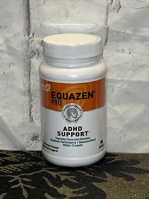 #ad Equazen Pro ADHD Support Improves Focus and Attention Academic Perf. 90 Softgels