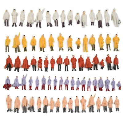 #ad Bring Realism to Your Railway Train Layout with 300PCS HO Scale Painted Figures