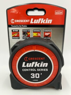 #ad Crescent Lufkin 1 3 16 x 30#x27; Command Control Series Tape Measure L1030C