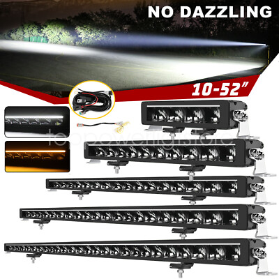 #ad 8 14 20 26 32 42 52 Led Light Bar Dual Row Spot Flood Offroad Truck Driving FOG