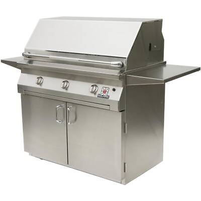 #ad Solaire 42 In All Infrared Propane Gas Grill On Standard Cart