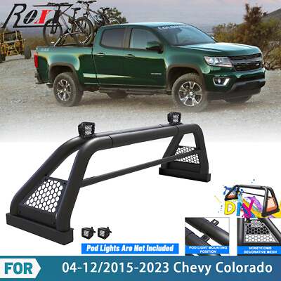 #ad DIY Adjustable Truck Bed Chase Rack Roll Bar For 04 12 2015 2023 Chevy Colorado
