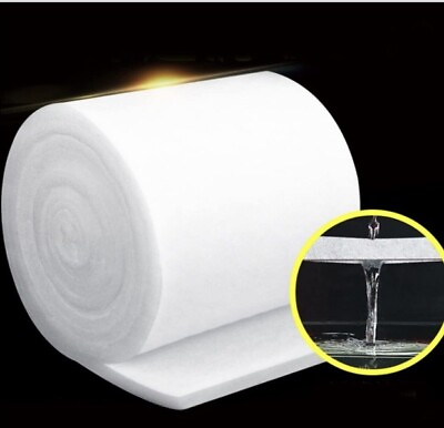 #ad Aquarium Filter Pad Filter Media Roll Biochemical Cotton Filter Cleaning Foam