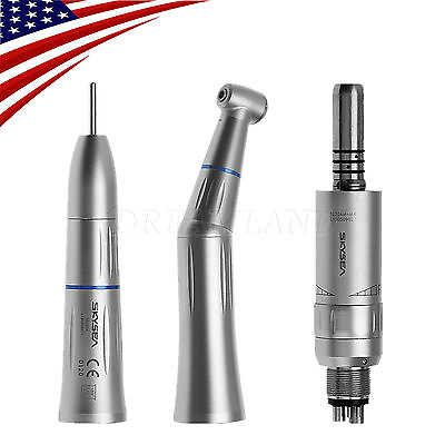 #ad Dental Low Speed Handpiece Push Inner Water Contra Angle Motor 4Hole For kavo