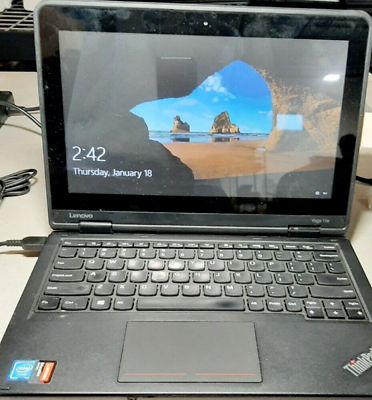 #ad #ad Lenovo ThinkPad Yoga 11e Laptop Windows 11.6quot; Touch 4gb 128gb SSD *SEE PHOTOS*