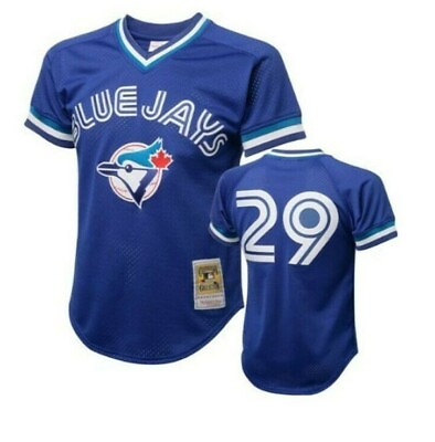 #ad #ad Authentic Mitchell amp; Ness Toronto Blue Jays #29 Baseball Jersey New Mens $90