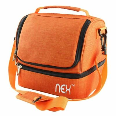 #ad #ad Insulated Lunch Bag Adult Lunch Box for School Men Women Kids Leakproof Orange