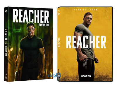 #ad Reacher: The Complete Season OneTwo 1 2 DVD 2022 3 Disc Box Set Region 1 New