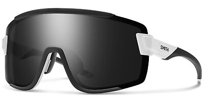 #ad Smith Optics Wildcat Men#x27;s White ChromaPop Shield Sunglasses 201516VK6991C