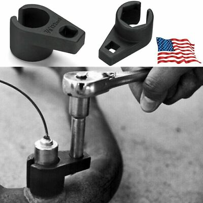 #ad 7 8 Inch and 22mm Offset Oxygen O2 Sensor Socket Wrench Removal Tool drive 3 8quot;