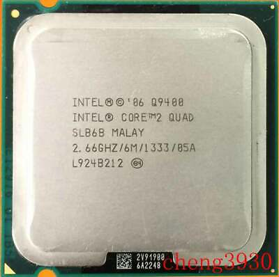 #ad Intel Core 2 Quad Core Q9400 2.66 GHz LGA775 CPU Processor