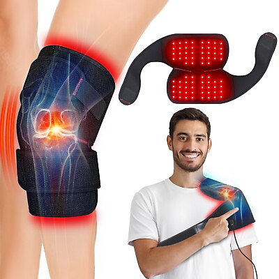 #ad #ad 72LEDs Red Light Wrap for Knee Belt Near Infrared Wrap Joint Pain Relief 660nm