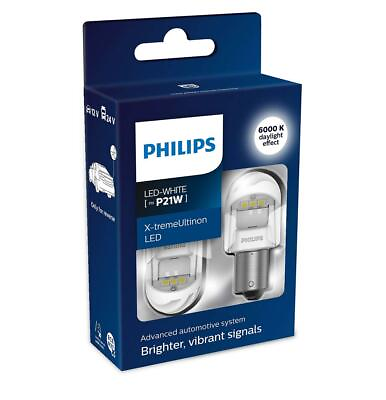 #ad PHILIPS X tremeUltinon Gen2 LED P21W Reversing Light Bulbs 11498XUWX2 x2