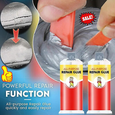 #ad 2PCS All Purpose Repair Glue Casting Repair Glue For Metal bonding Agent Paste