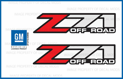 #ad #ad 2001 2006 Chevy Silverado Z71 Off Road decals F stickers 1500 chevrolet